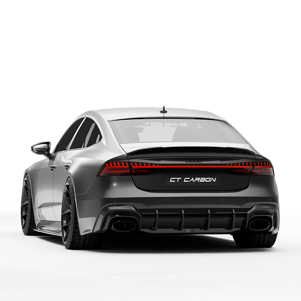 Audi RS7 C8 (2021+) CT Design Dry Carbon Rear Spoiler - Part No CT-RS7C8-SPOILER