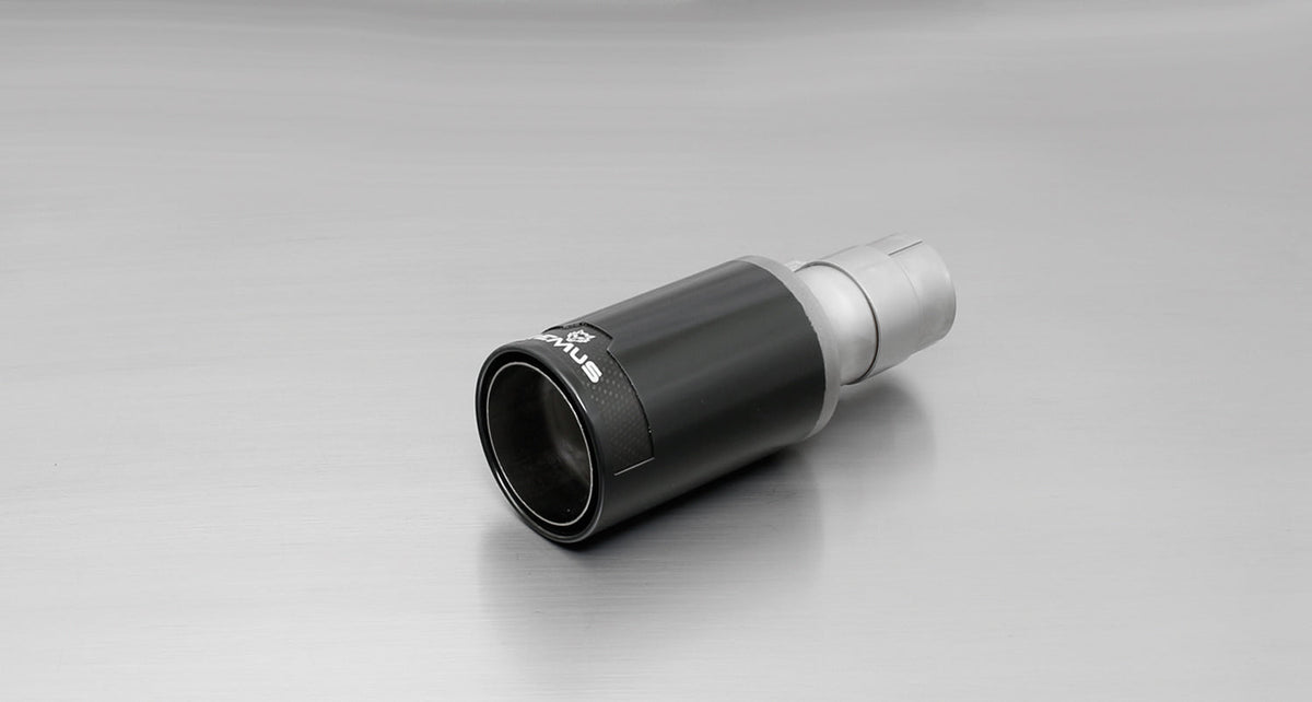 Audi A3 8P 2.0 TDI 100 kW rear silencer - Remus stainless back box, EEC approved