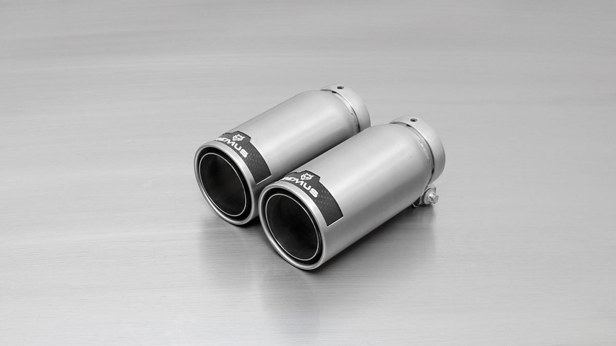 Audi A3 8P 1.4 TFSI Remus cat-back exhaust, non-resonated, stainless steel, EC homologated, left exit