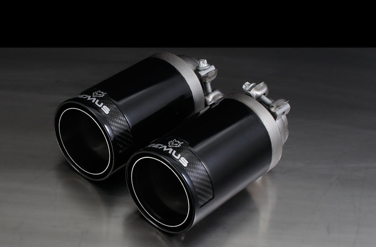 VW Golf GTI Clubsport Mk7 CJXE 2016+ Remus turbo-back exhaust, non-resonated rear silencer