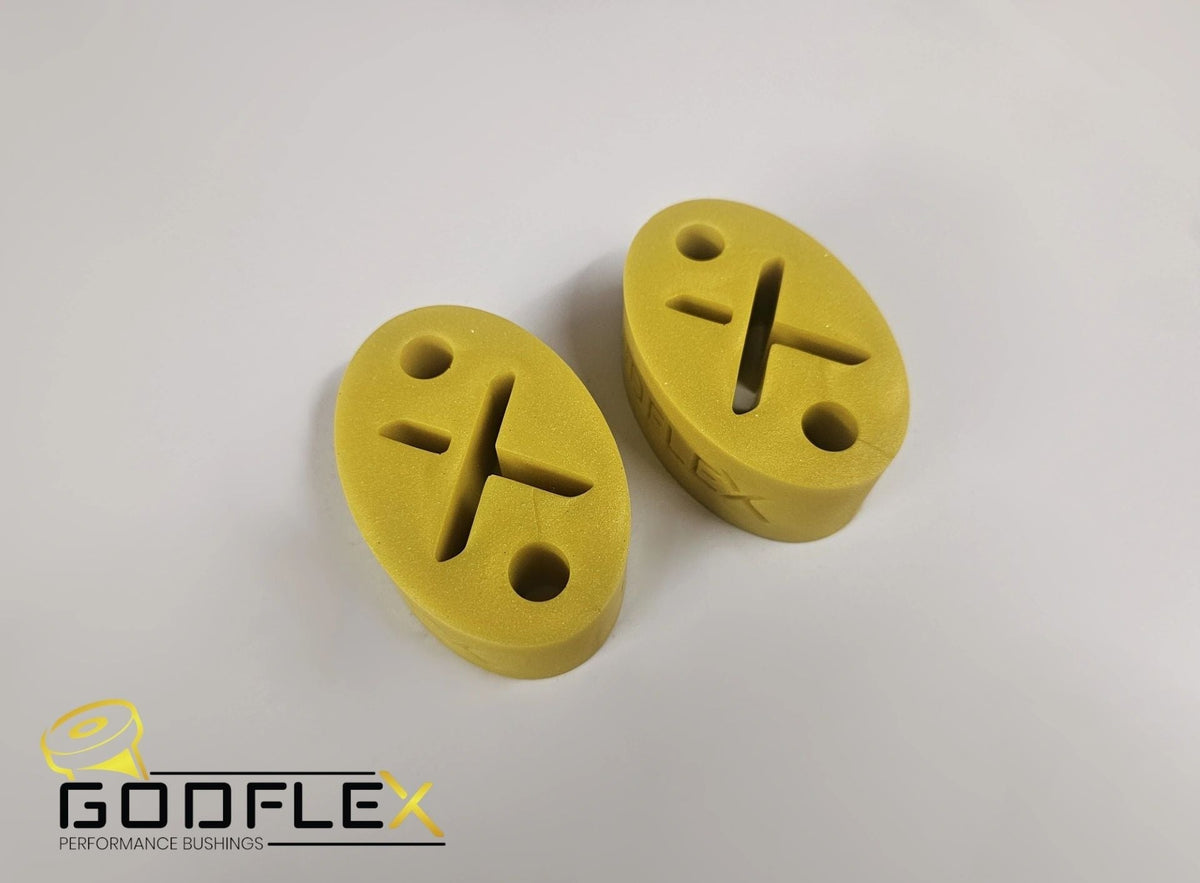 Mini R56 R57 R60 Rear Exhaust Hanger Bushes, Polyurethane