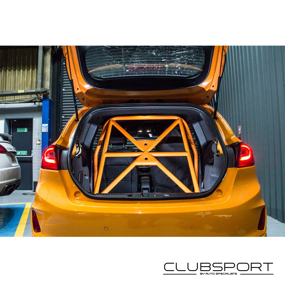 Fiesta MK8 ST rear roll cage bolt-in AutoSpecialists Clubsport E355+N CDS steel part no AS-MK8-RCR