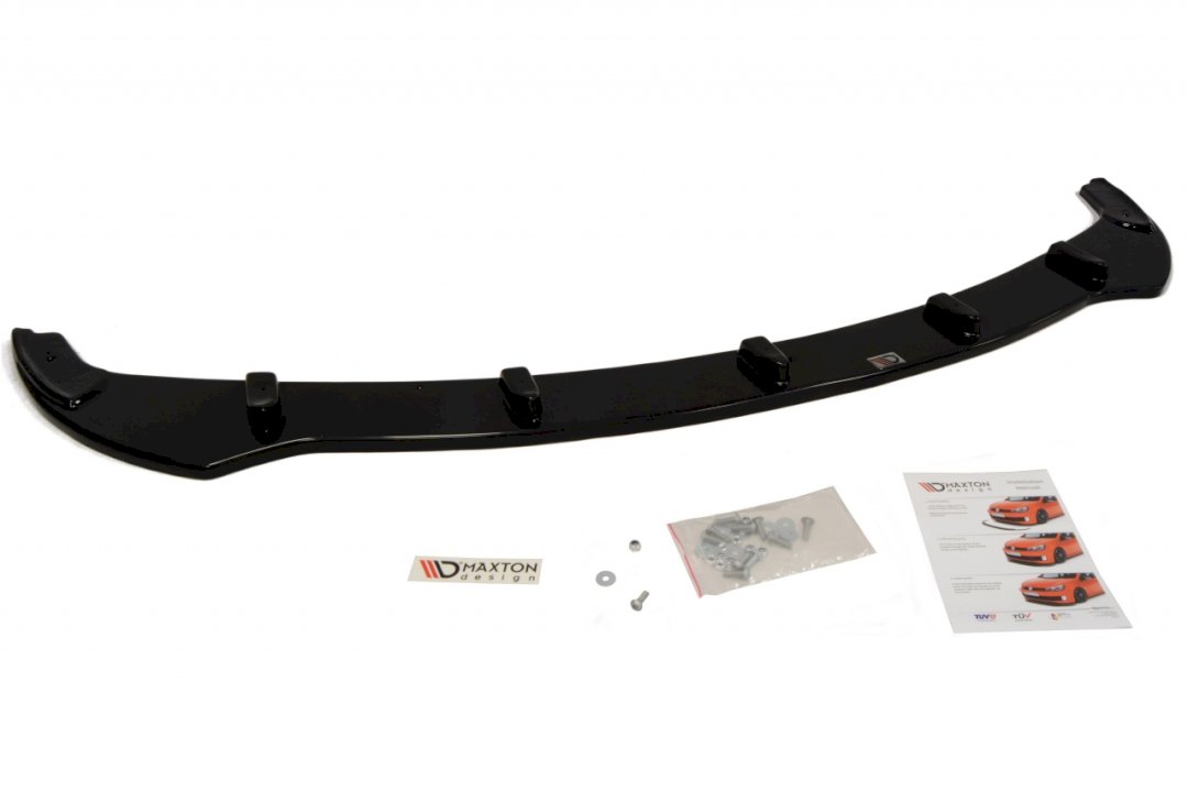 BMW E60 E61 facelift (2007-2010) front splitter - Maxton Design MD-E60FS-BK