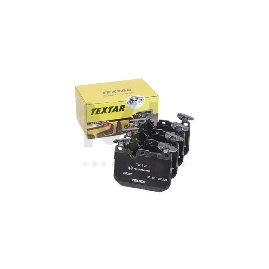 Best Aftermarket Textar 2502805 Brake Pad Set - Wear Indicator Ready, With Counterweights, Fits Brembo Callipers