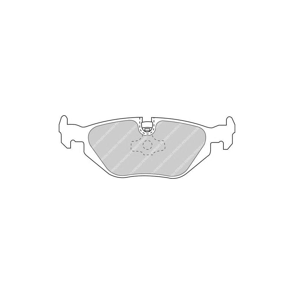 BMW E36 E46 Z3 Z4 E85/E86 rear Ferodo FQT850 pads for ATE calipers