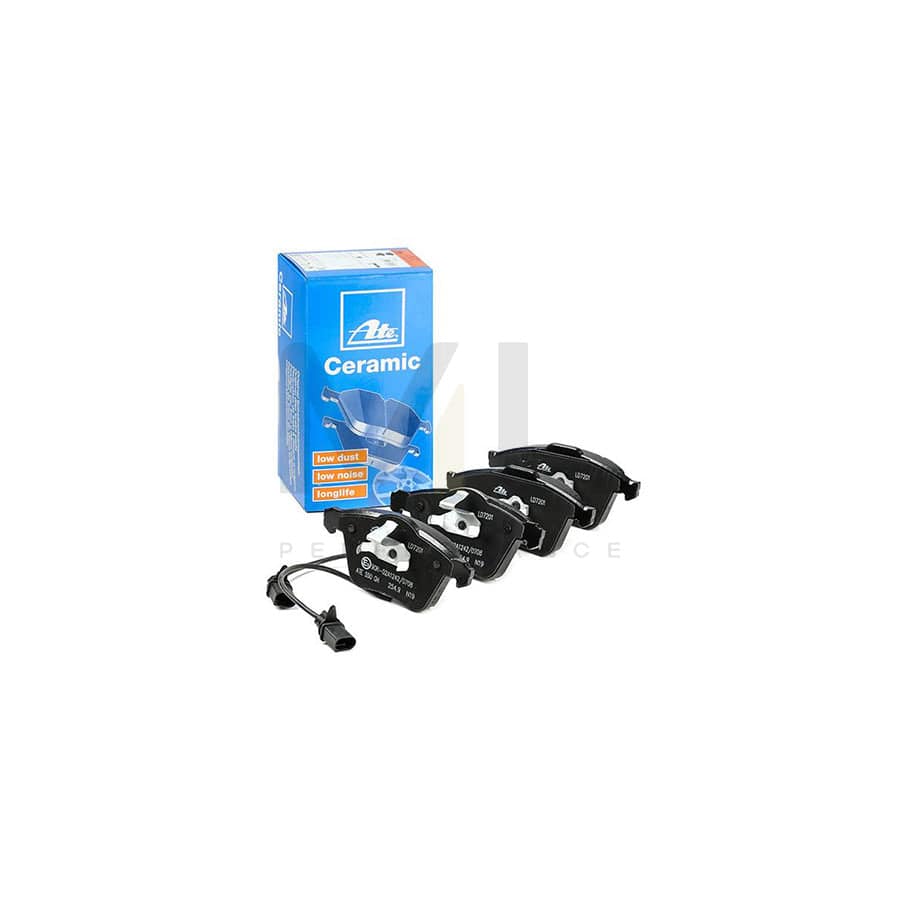 ATE Ceramic Brake Pads 13.0470-7201.2, Low Dust, Quiet, with Wear Sensor