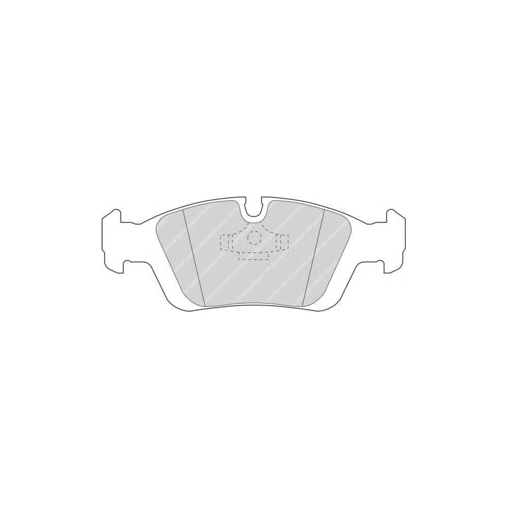 BMW E36 Z3 Wiesmann MF3 Ferodo FQT725 front brake pads for ATE calipers