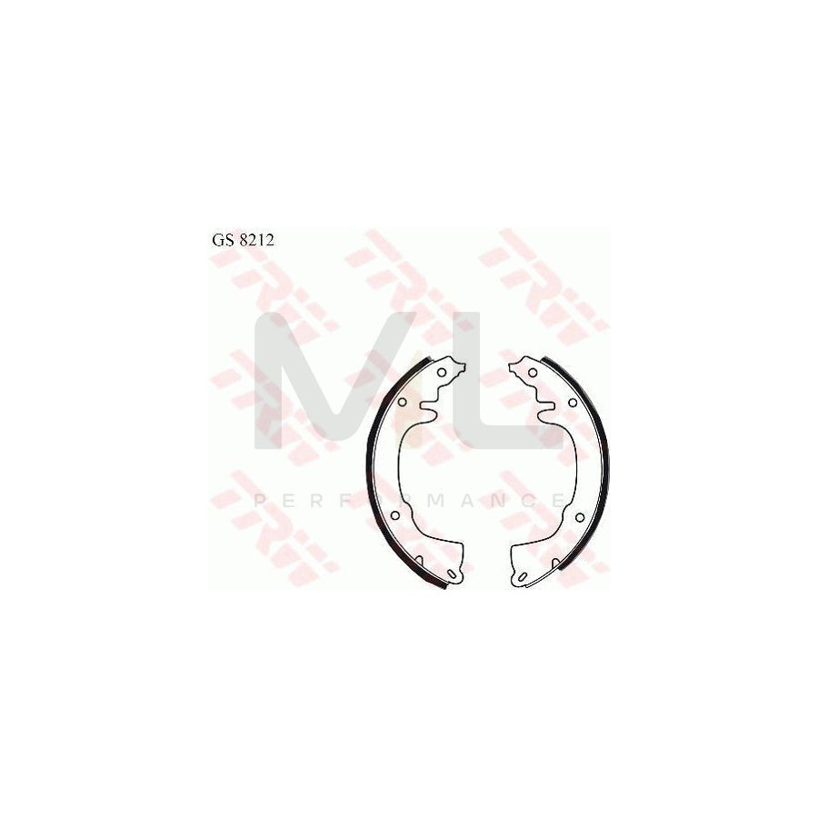 Renault Estafette TRW GS8212 36mm Drum Brake Shoe Set