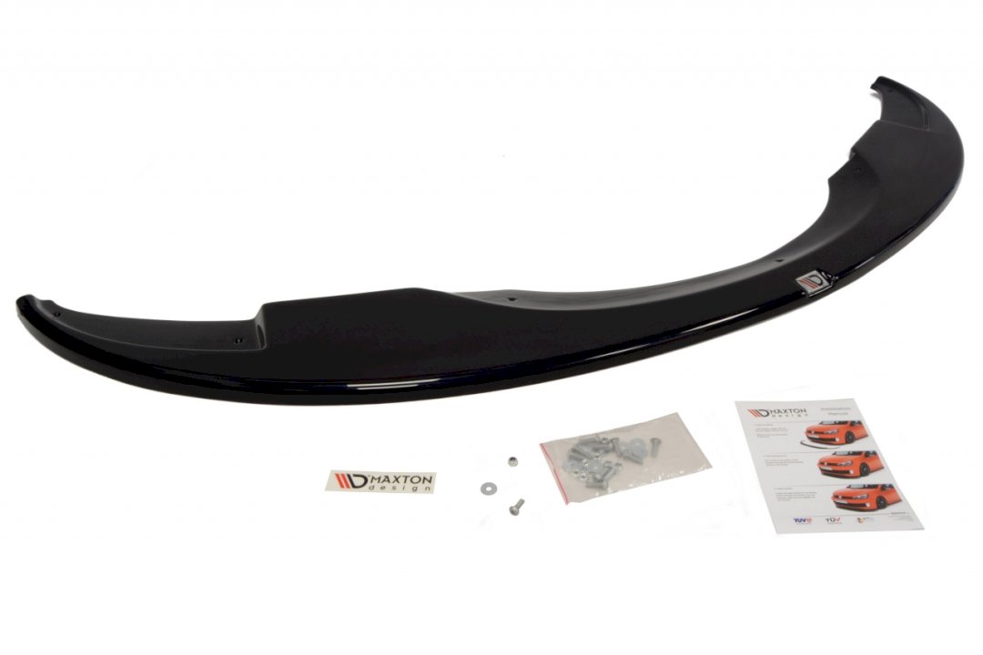 BMW M3 E92 E93 Preface front splitter, Maxton Design gloss black ABS