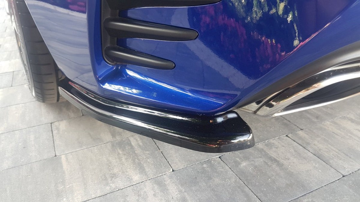 Lexus RC 2014 UP rear side splitters Maxton Design ABS