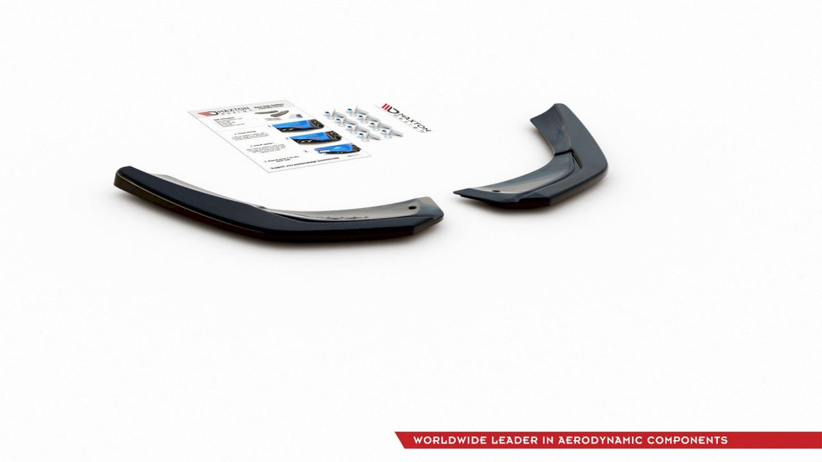 Mercedes-AMG A35 W177 rear side diffusers, Maxton Design gloss black