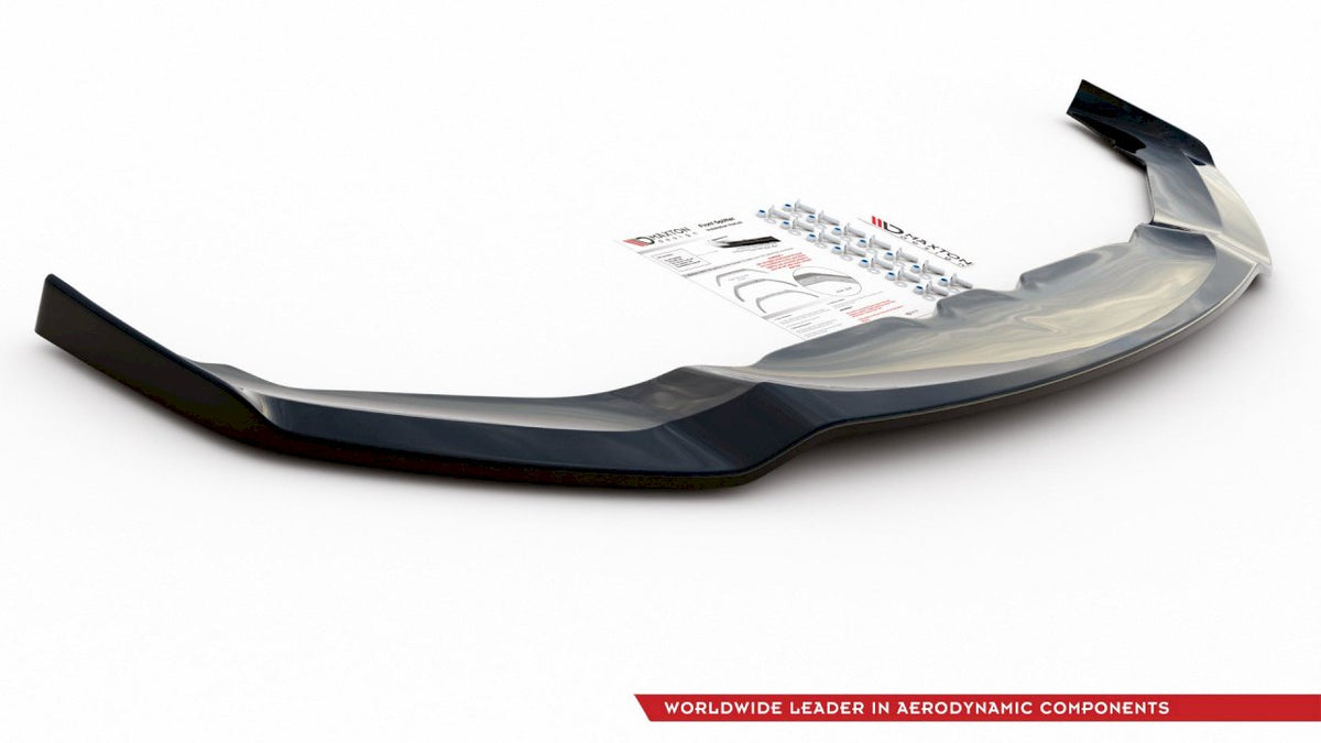 BMW M850i G15 (2018-) front splitter V.2 - Maxton Design ABS