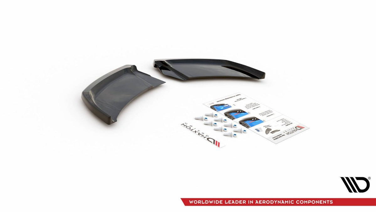 Audi A1 S-Line GB (2018-) Rear Side Splitters - Maxton Design ABS Kit