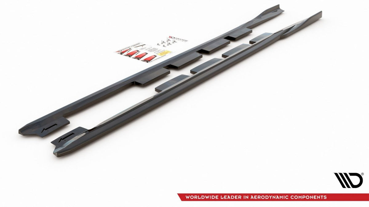 Ford Mondeo MK5 Facelift (2019+) Side Skirt Splitters, Maxton Design ABS Set