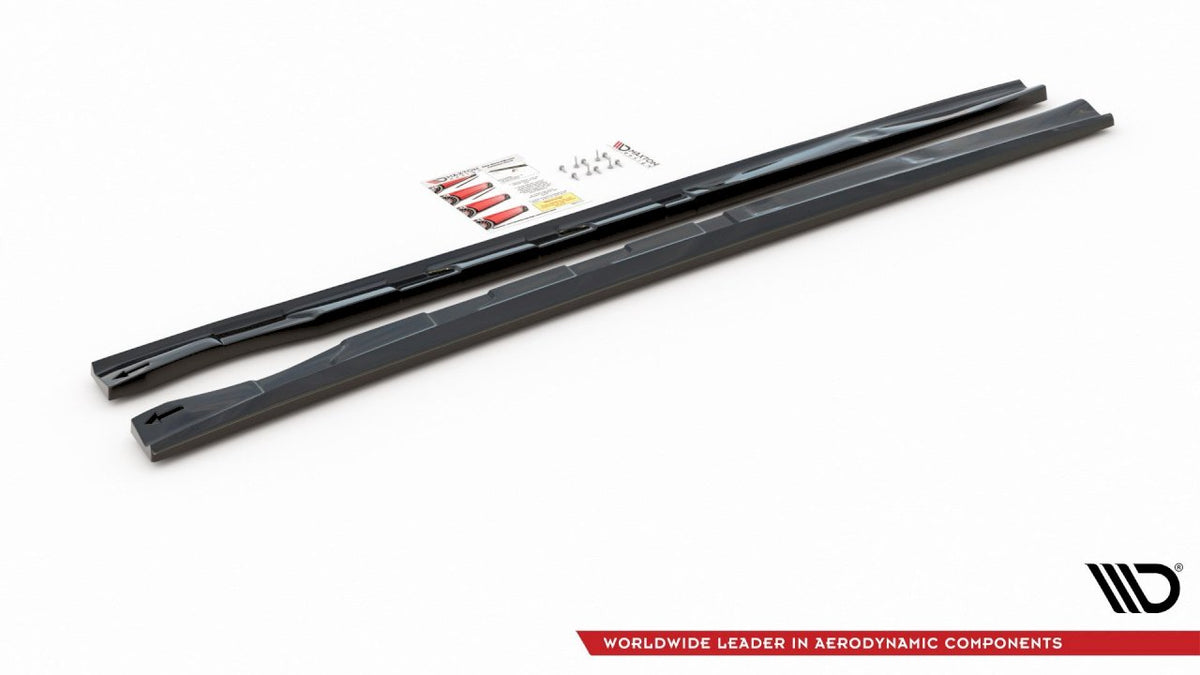 Alfa Romeo 156 Facelift (2003-2006) side skirts diffusers - Maxton Design ABS