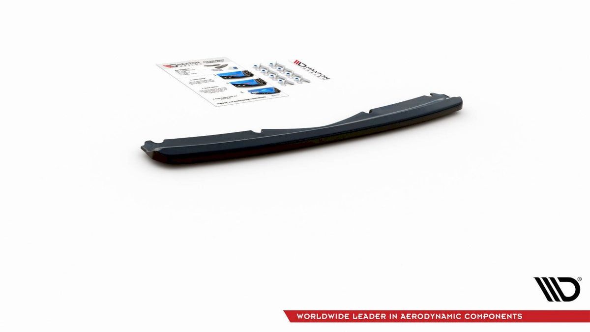 Ford S-Max Vignale MK2 Facelift (2019-) Central Rear Splitter, Maxton Design ABS