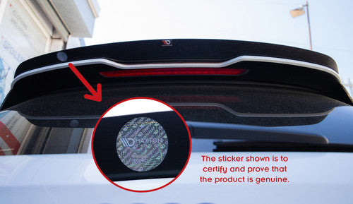 BMW E46 Coupe Pre-Facelift Bootlid Spoiler Extension Lip - Maxton Design Gloss Black