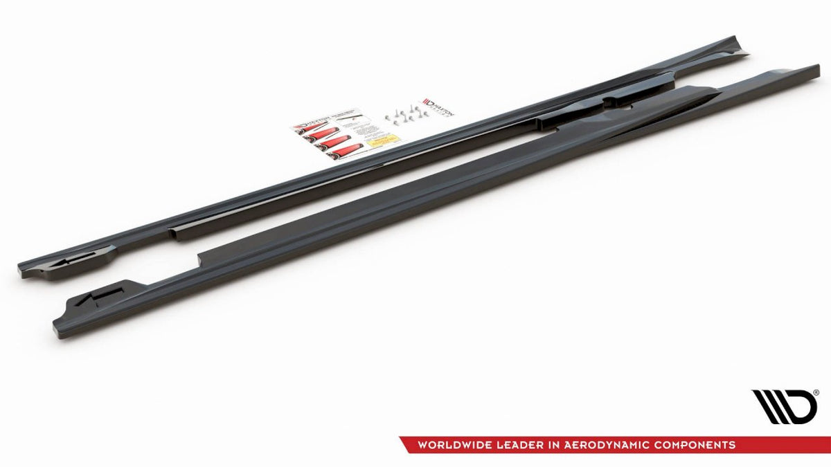 Porsche Panamera Turbo 970 Facelift (2013-2016) Maxton Design Side Skirts Diffusers V1