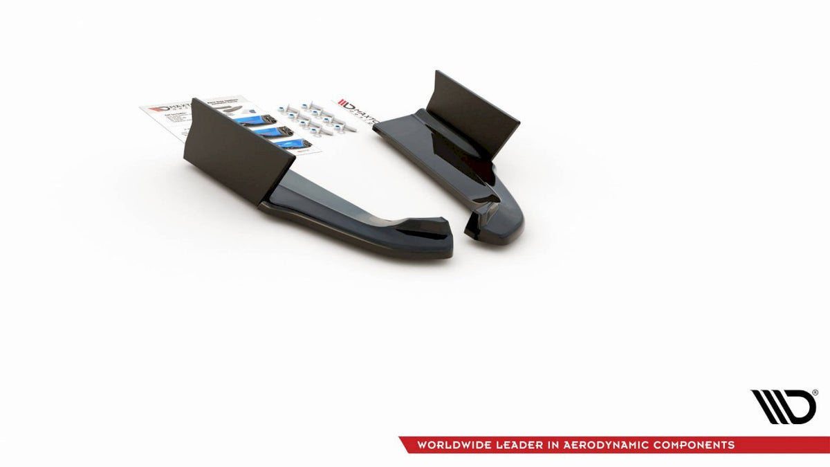 Ford Mustang GT Mk6 Facelift (2017-2023) Rear Side Splitters V.1 + Flaps, Maxton Design