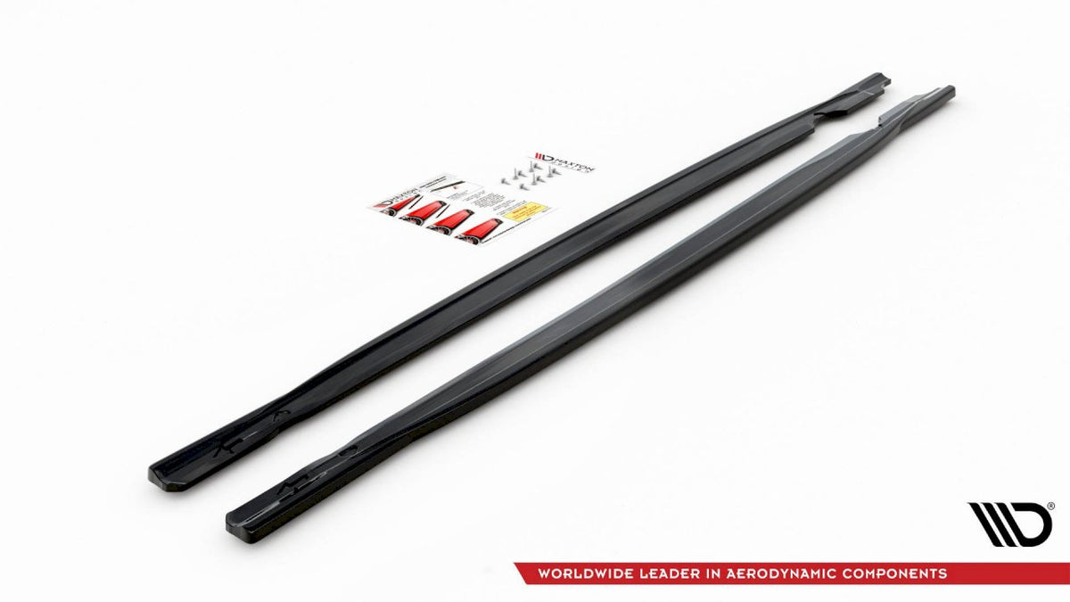 VW Golf R Mk8 2020-2024 Side Skirts Diffusers V.1 - Maxton Design