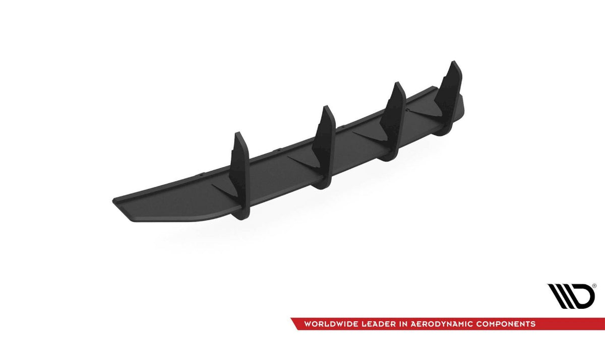 Audi RS6 C8 RS7 C8 Rear Diffuser - Maxton Design STREET PRO, 10mm ABS, Matte Black