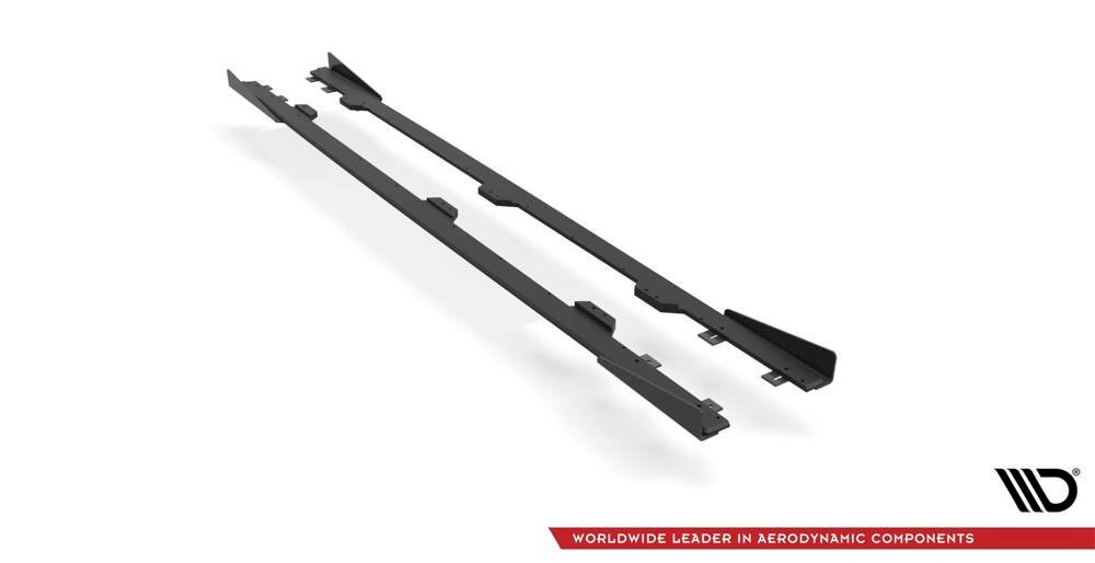 BMW 4 Series G22 G23 M-Pack Side Skirts Diffusers + Flaps Maxton STREET PRO