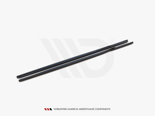BMW G20 G21 Side Skirt Diffusers - Maxton Design Gloss Black Pair
