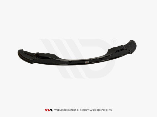 BMW E92 Front Splitter - Maxton Design Gloss Black