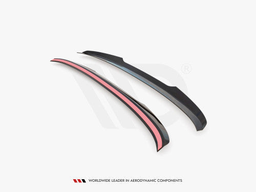 BMW G30 Facelift M Sport M-Pack Rear Spoiler Cap - Maxton Design Gloss Black