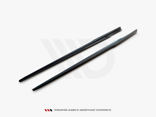 BMW 8 Series G15 M-Pack Side Skirts Diffusers, Gloss Black