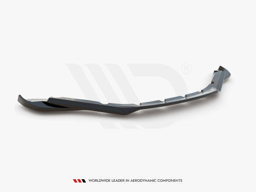 BMW i8 Coupe 2014-2020 Maxton Design Central Rear Splitter, Gloss Black ABS