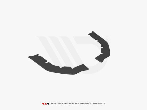 BMW M4 G82 2021+ Rear Side Splitters, Maxton Design Street Pro Matte Black 10mm Pair