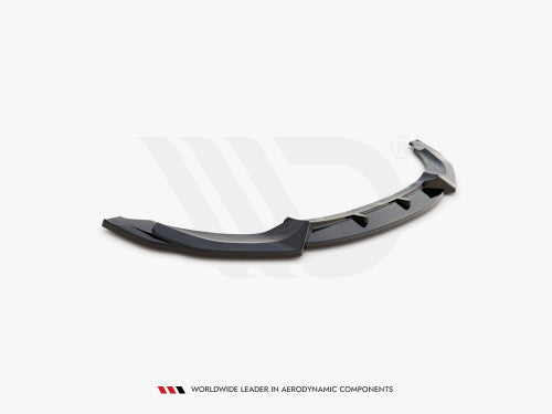 BMW M4 F82 front splitter lip | Maxton Design gloss black ABS