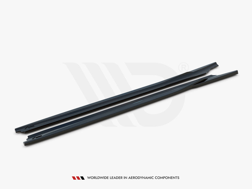 BMW X1 F48 M-Pack Side Skirts Diffusers - Maxton Design ABS Set