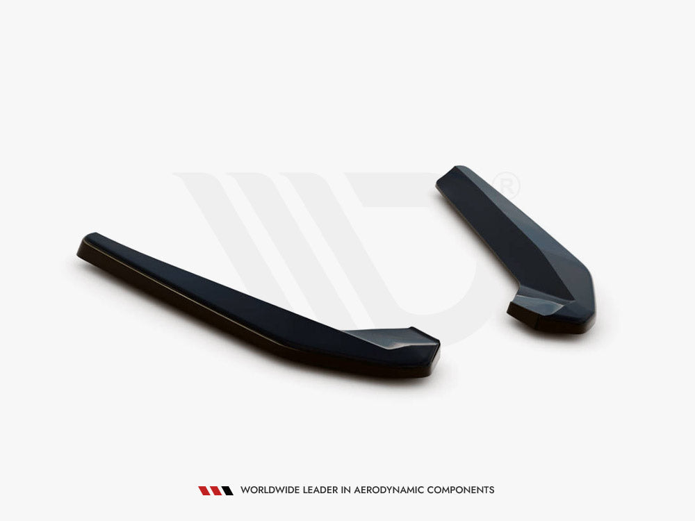 BMW X1 F48 M-Pack rear side splitters - Maxton Design ABS set