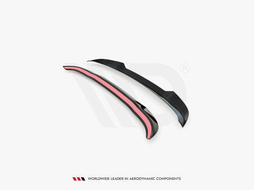 BMW X7 G07 rear roof spoiler cap extension gloss black MD-X7-RCAP