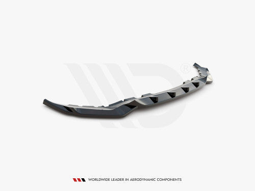 BMW X7 G07 Front Splitter V3 Gloss Black ABS