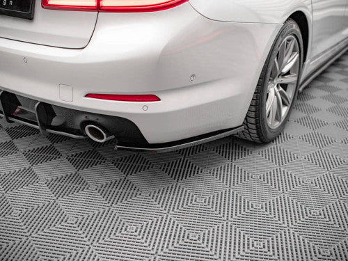 BMW 5 Series G30 pre-LCI rear side splitters gloss black ABS left & right
