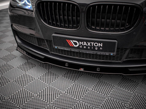 BMW 7 Series F01 M Sport (2008-2013) Front Splitter V1 Gloss Black