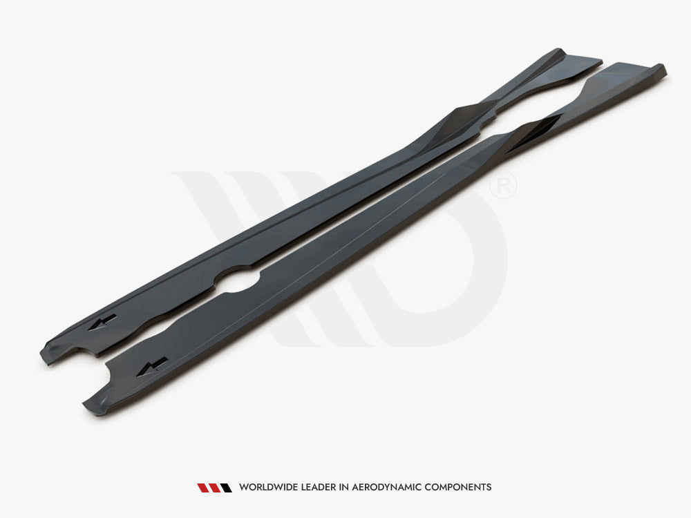 Chevrolet Corvette C8 (2020-) Maxton Design ABS Side Skirts & Diffusers