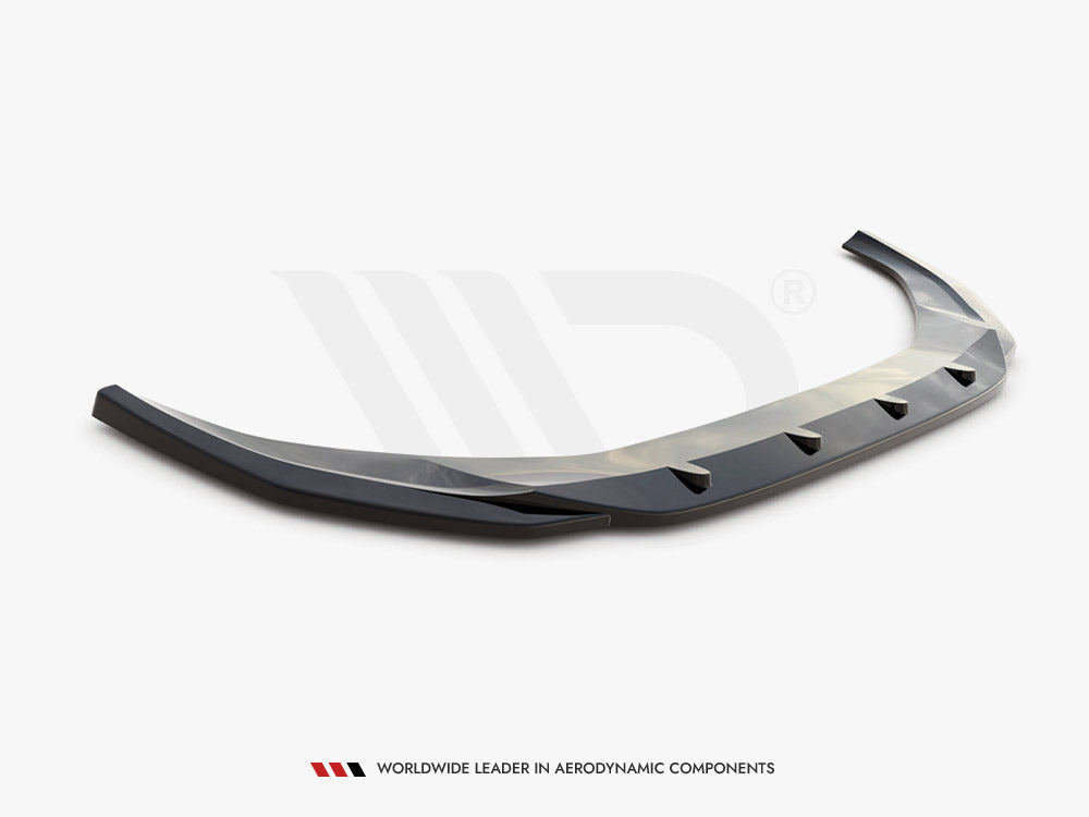 Audi A4 B9 Facelift (2019+) Front Splitter V.2 by Maxton Design