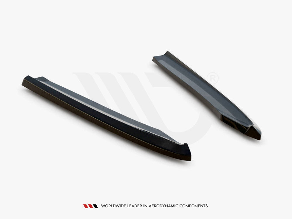Audi S8 D4 (2012-2015) rear side splitters, Maxton Design ABS set