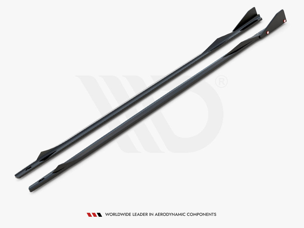 BMW 2 Coupe G42 Side Skirts Diffusers V.2 + Flaps by Maxton Design