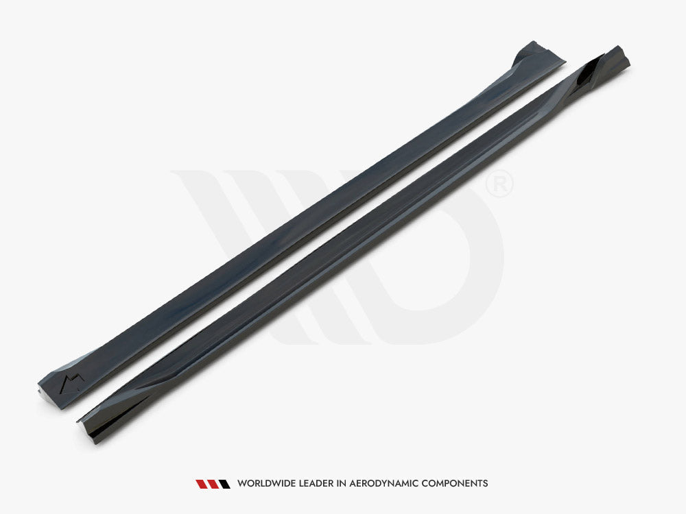 Volvo XC60 R-Design Mk2 Facelift (2021+) Maxton Design ABS Side Skirts & Diffusers
