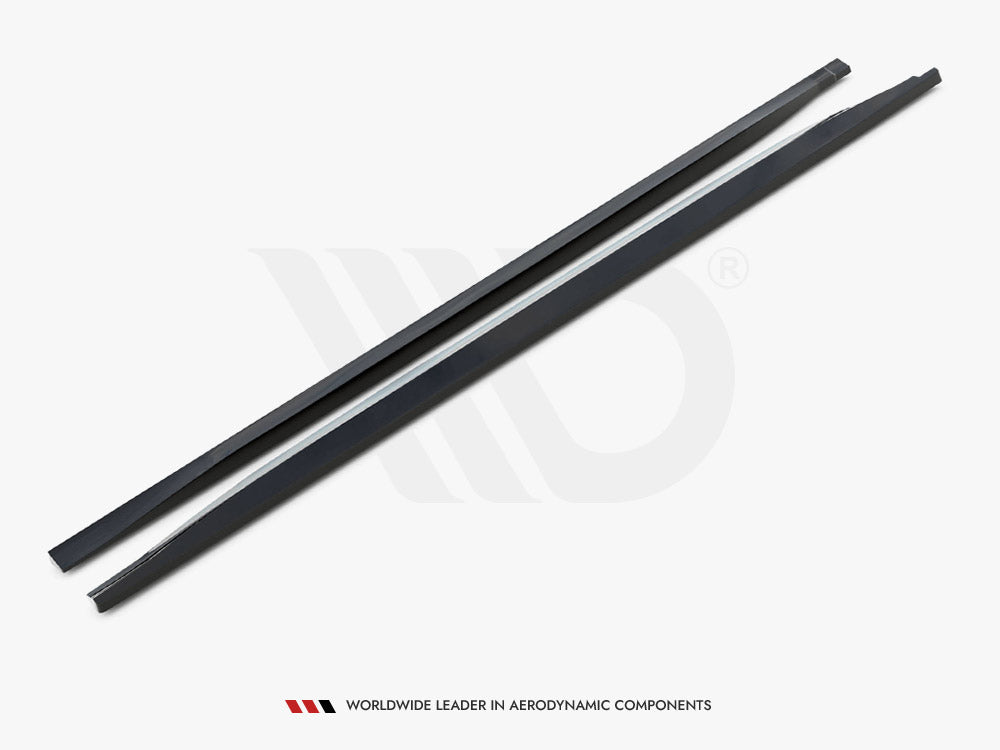 Maserati Levante GTS Trofeo Mk1 (2018-2023) Maxton Design Gloss Black Side Skirts Diffusers