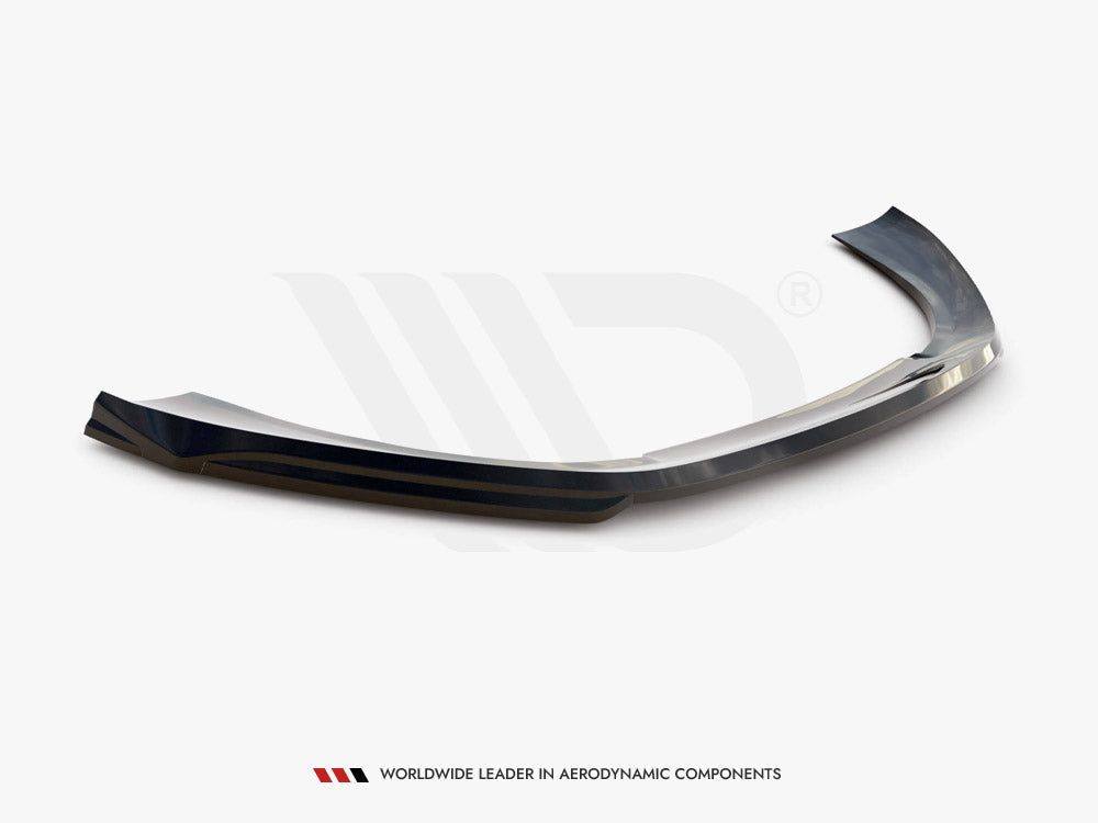 Porsche Macan Mk1 Facelift 2 (2021+) front splitter - Maxton Design ABS