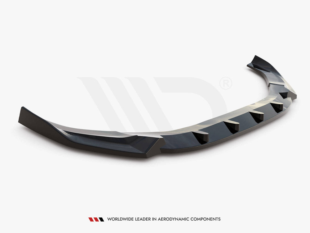 Audi A4 Competition B9 (2019+) front splitter V.1, Maxton Design