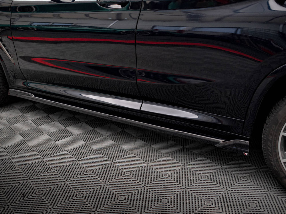 BMW X4 M-Pack G02 (2018-2021) Maxton Design Side Skirts Diffusers V.2