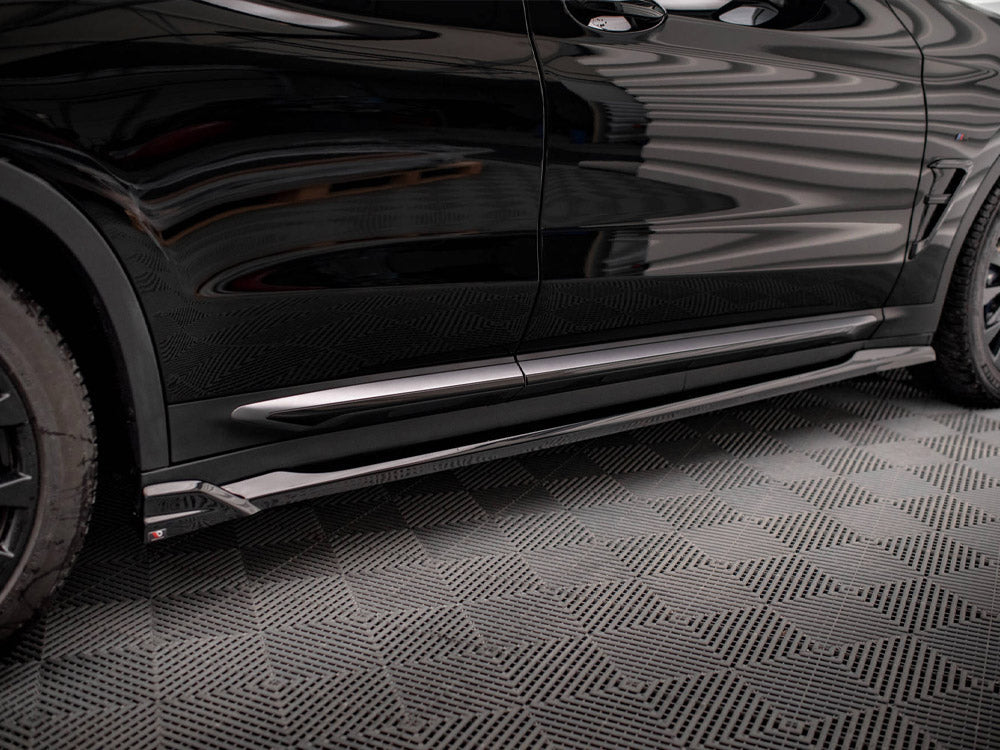 BMW X3 G01 (2017-2021) Maxton Design Gloss Black Side Skirts Diffusers MX-X3G01-SKIRT