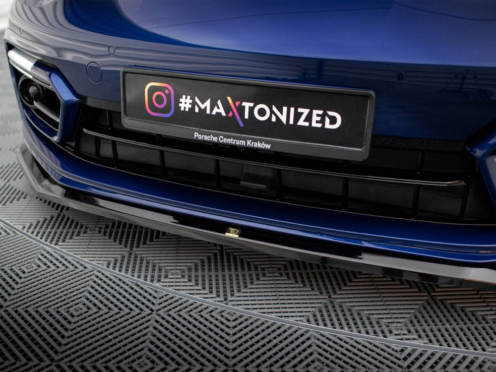Porsche Panamera E-Hybrid 971 Facelift 2020+ Front Splitter V.1 - Maxton Design